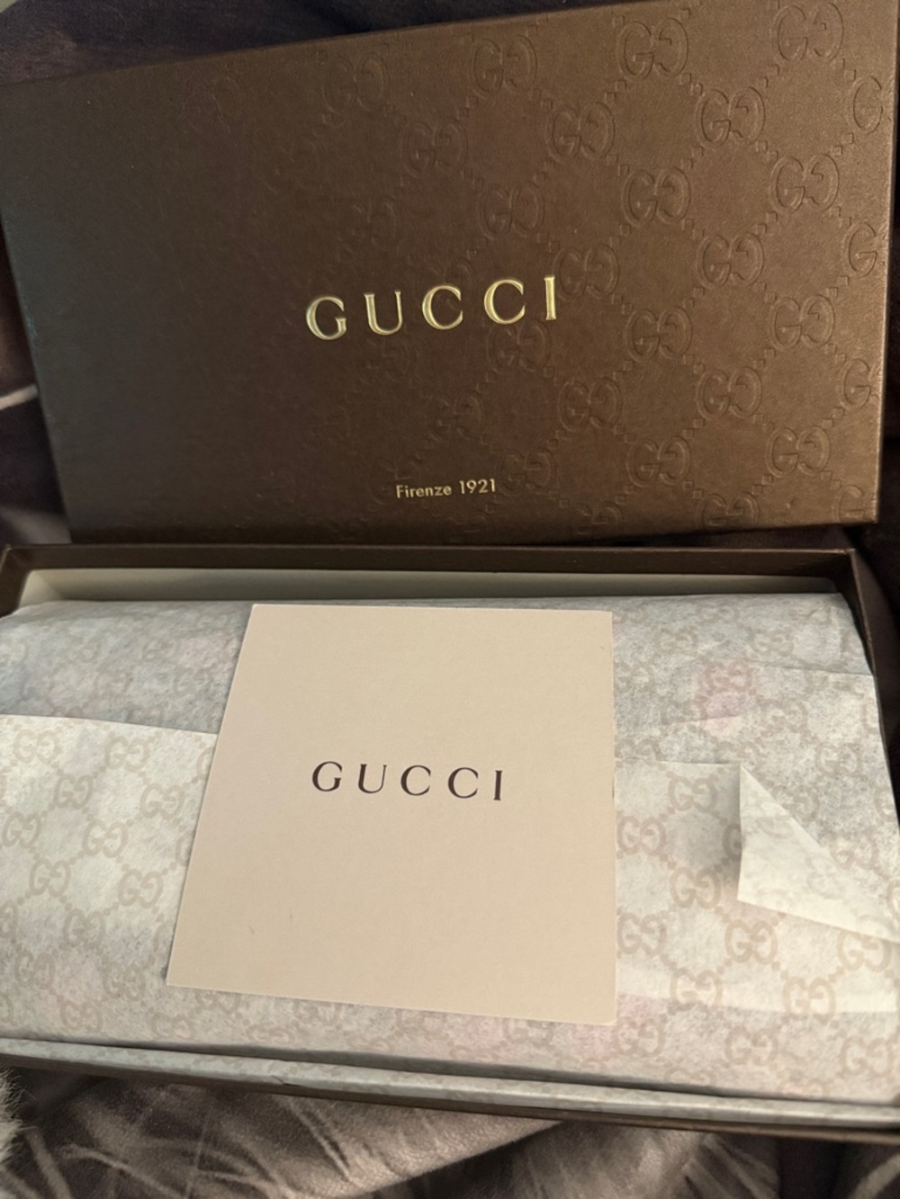 Gucci Burgundy Wallet with Pink Heart Print - Picture 4 of 11